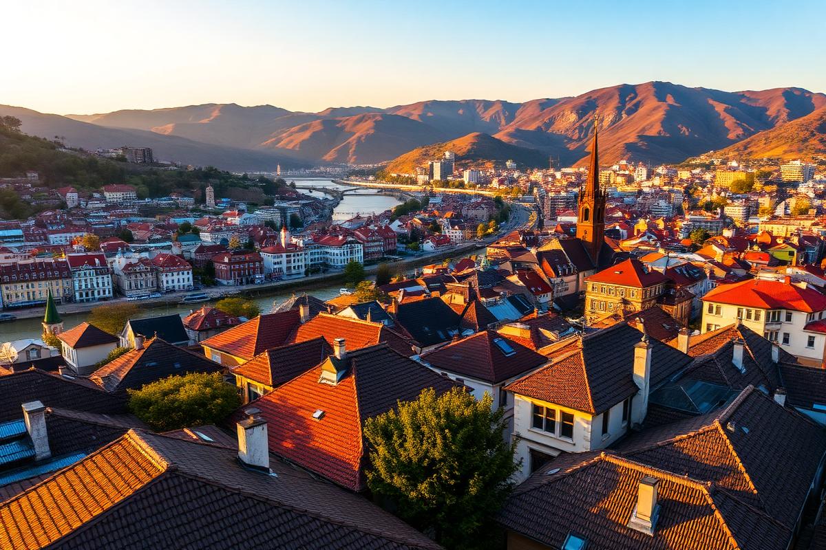 Study MBBS in Georgia — city and campus view