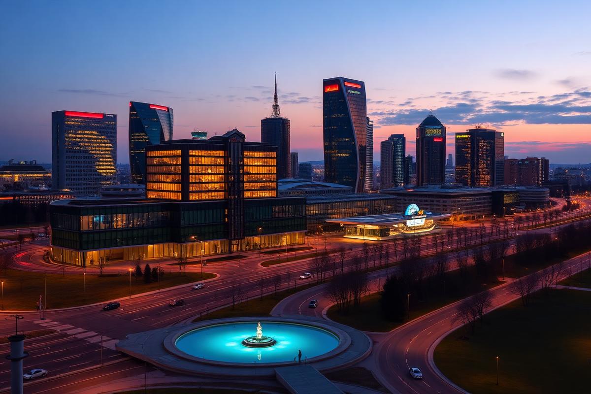 Study MBBS in Kazakhstan — city and campus view