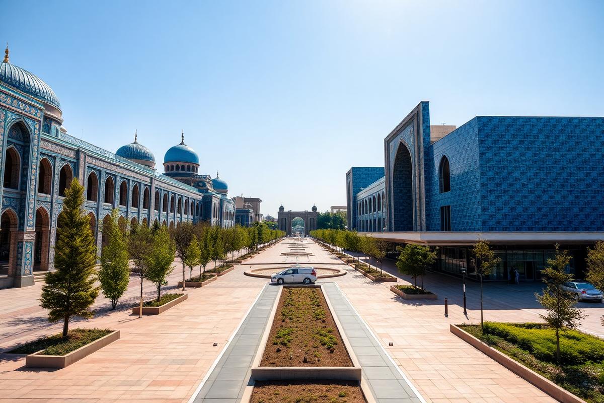 Study MBBS in Uzbekistan — city and campus view